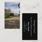 Visitenkarte der Reiseagentur (Vorne/Hinten)
