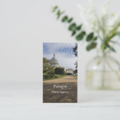 Visitenkarte der Reiseagentur (Stehend Vorderseite)