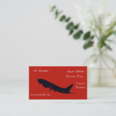 Visitenkarte der Reiseagentur (Stehend Vorderseite)