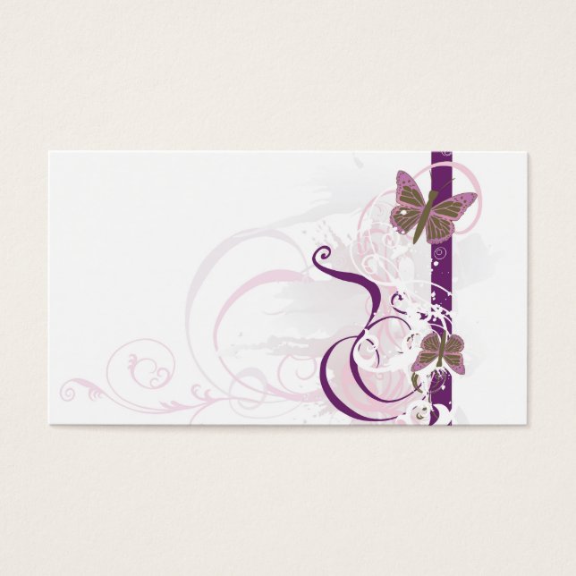 Visitenkarte der Schmetterlinge (Vorderseite)