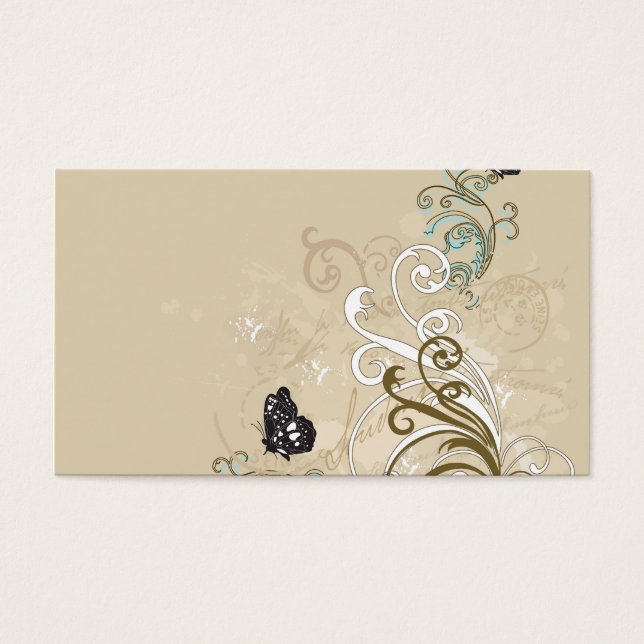 Visitenkarte der Schmetterlinge (Vorderseite)