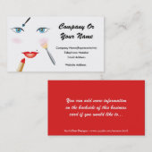 Visitenkarte der Schönheits-#6 des Entwurfs-2 (Vorne/Hinten)