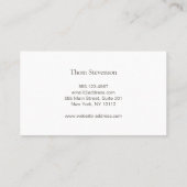 Visitenkarte der Staatsanwaltschaft (Rückseite)