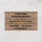 Visitenkarte der stabilen Rangliste (Rückseite)