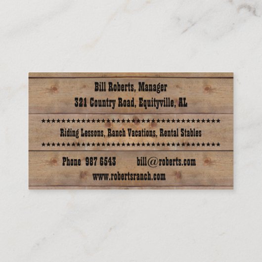 Visitenkarte der stabilen Rangliste (Rückseite)