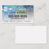 Visitenkarte der Steuergesellschaft (Vorne/Hinten)