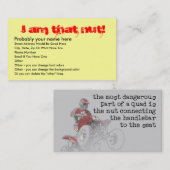 Visitenkarte der Viererkabel-Nuss-ATV (Vorne/Hinten)