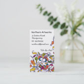 Visitenkarte der Vögel im Nordteil (Stehend Vorderseite)