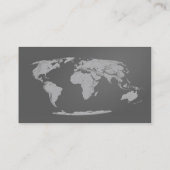 Visitenkarte der Weltkarte (Rückseite)