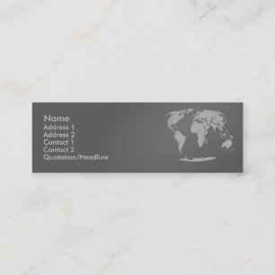 Visitenkarte der Weltkarte