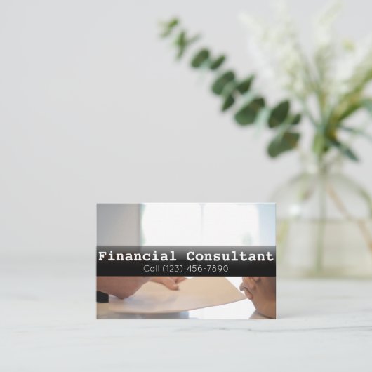 Visitenkarte der Werbefirma (Stehend Vorderseite)