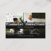 Visitenkarte der Werbefirma (Rückseite)