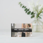 Visitenkarte der Werbefirma (Stehend Vorderseite)