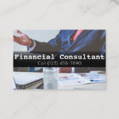 Visitenkarte der Werbefirma (Vorderseite)