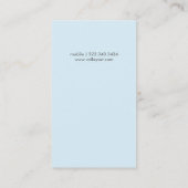 Visitenkarte der Züchter, Pferdestall, Pferdetrain (Rückseite)