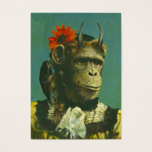 Visitenkarte des Affe-Dämon-ACEO