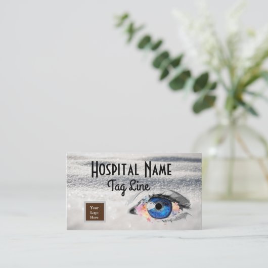 Visitenkarte des Arztes (Stehend Vorderseite)