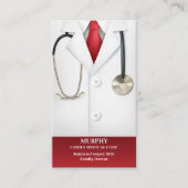 Visitenkarte des Arztes ohne Termin (Vorderseite)