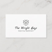 Visitenkarte des beruflichen fahrenden Unternehmen (Vorderseite)