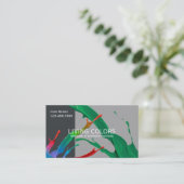 Visitenkarte des beruflichen Malereiunternehmens (Stehend Vorderseite)