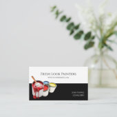 Visitenkarte des beruflichen Malereiunternehmens (Stehend Vorderseite)