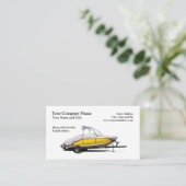 Visitenkarte des Bootshändlers (Stehend Vorderseite)