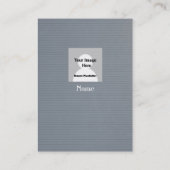 Visitenkarte des Carriers (Rückseite)