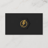 Visitenkarte des Consultant für Elektrotechnik (Rückseite)