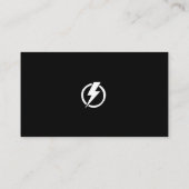 Visitenkarte des Consultant für Elektrotechnik (Rückseite)