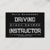 Visitenkarte des Fahrlehrers (Vorderseite)