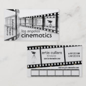 Visitenkarte des Filmemachers (Vorne/Hinten)