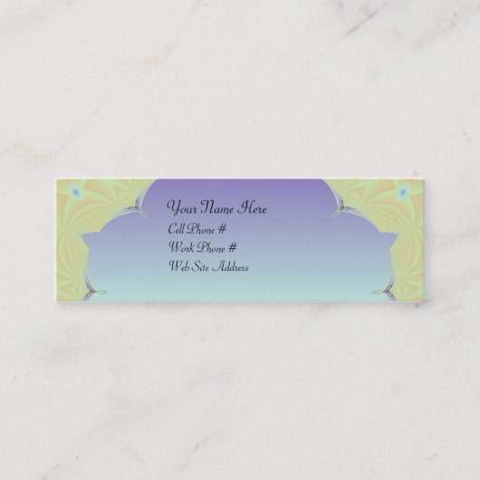 Visitenkarte des Fraktal-00001 (Vorderseite)