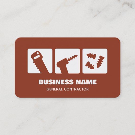 Visitenkarte des Generalunternehmers (Vorderseite)