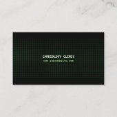 Visitenkarte des Impuls-Herzschlags ECG (Rückseite)