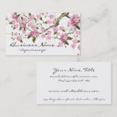 Visitenkarte des Kirschblüten-Baumast-2 (Vorne/Hinten)