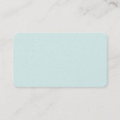 Visitenkarte des Künstlers (Rückseite)