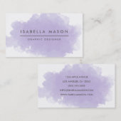 Visitenkarte des Lavendel-Nebel-| (Vorne/Hinten)