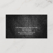 Visitenkarte des Lederingenieurs (Rückseite)