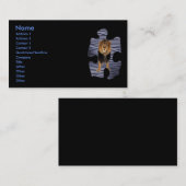 Visitenkarte des Löwenkönigs (Vorne/Hinten)