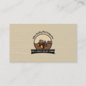 Visitenkarte des Milchbetriebs (Vorderseite)