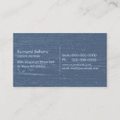 Visitenkarte des Milchbetriebs (Rückseite)