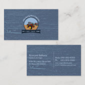 Visitenkarte des Milchbetriebs (Vorne/Hinten)