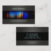 Visitenkarte des modernen Entwurfs (Vorne/Hinten)