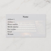 Visitenkarte des Organisten (europäisches Organ) (Rückseite)