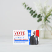 Visitenkarte des Politischen Büros (Stehend Vorderseite)