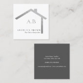 Visitenkarte des realen Anwesens (Vorne/Hinten)