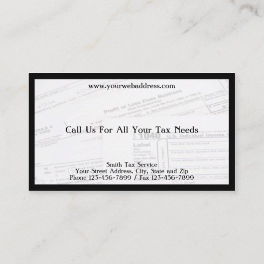 Visitenkarte des Rechnungsführers (Rückseite)