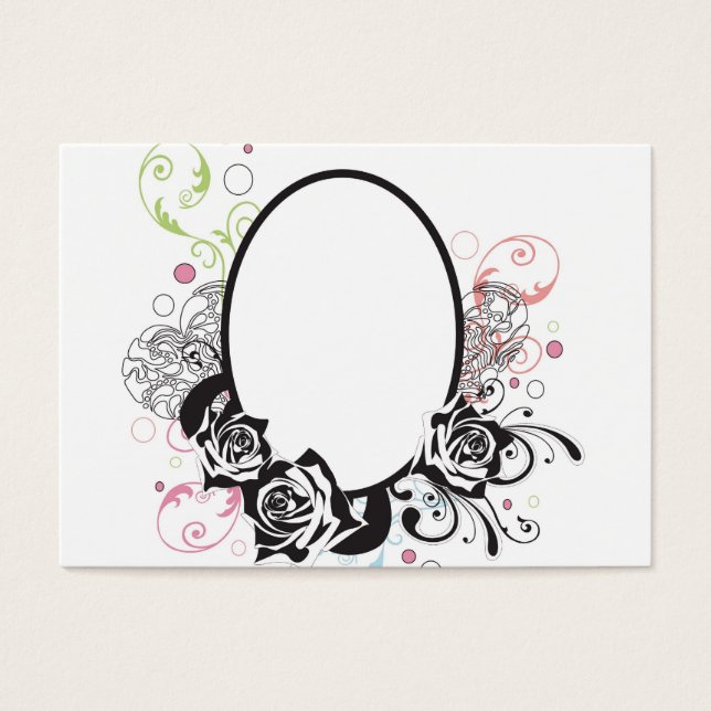 Visitenkarte des Retrorahmens (Vorderseite)