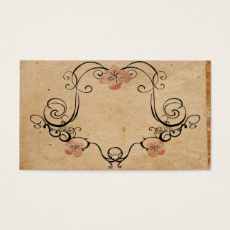 Visitenkarte des Retrorahmens