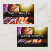 Visitenkarte des Saxophone Instructors (Vorne/Hinten)